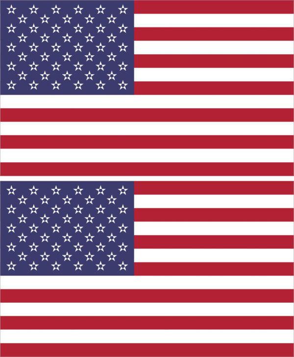 Наклейка флаг США