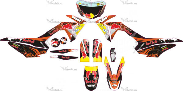 Комплект наклеек на WELS 125-140-250 ala KTM