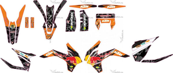 Комплект наклеек на мотоцикл Motoland-TT-250-aka-KTM