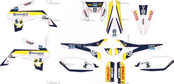 Комплект наклеек AVANTIS FX-BASIC(LUX) ala Husqvarna