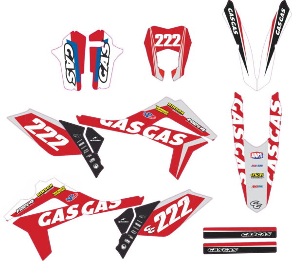 Комплект наклеек на GAS-GAS ENDURO-ALL-MODELS 2012-2013-2