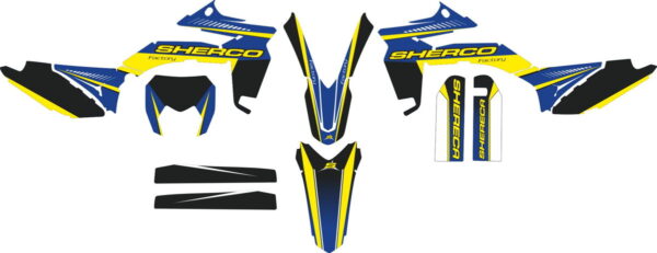 Комплект наклеек на SHERCO 2014-FAFAS