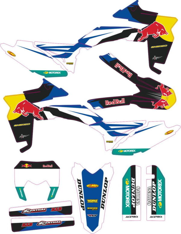 Комплект наклеек на SHERCO SE-250-300-2013