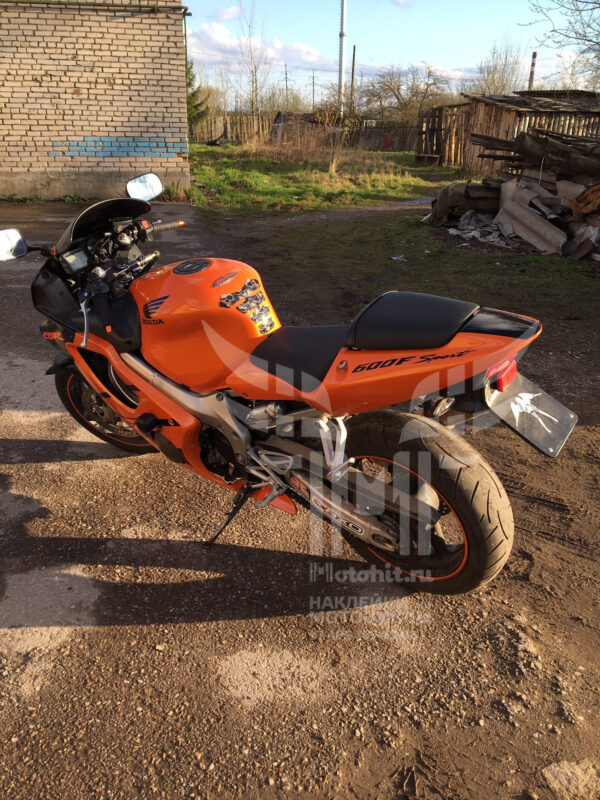 Комплект наклеек Honda CBR-600-F4I 2001-2006 SILVER — изображение 3