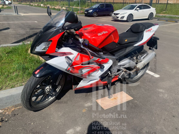 Комплект наклеек Aprilia RS-50 RS-125 2008 — изображение 3