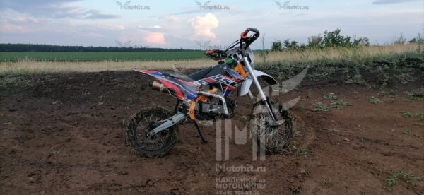 Комплект наклеек на мотоцикл BSE PH10 125-150CC 2018 RED BLUE — изображение 4