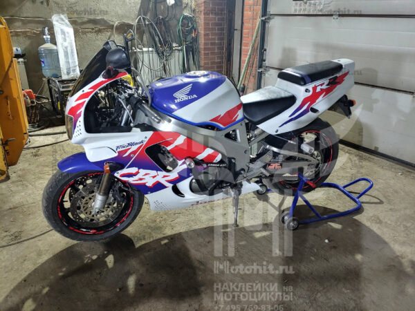 Комплект наклеек Honda CBR-900-RR 1994-1995 BLUE RED — изображение 3
