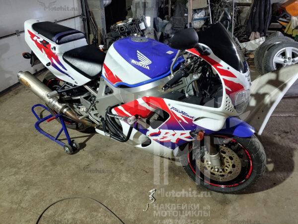 Комплект наклеек Honda CBR-900-RR 1994-1995 BLUE RED — изображение 2