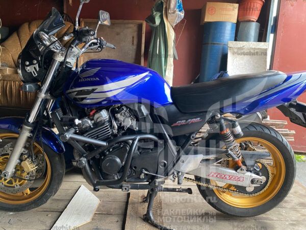 Комплект наклеек Honda CB-400 2004-2007 VTEC spec 3 SILVER — изображение 4