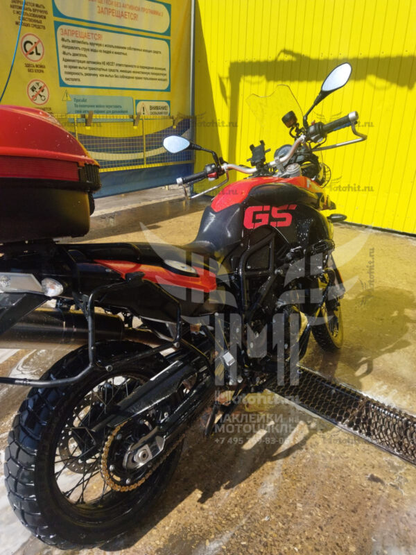 Комплект наклеек BMW GS-800-F 2008 YELLOW — изображение 3
