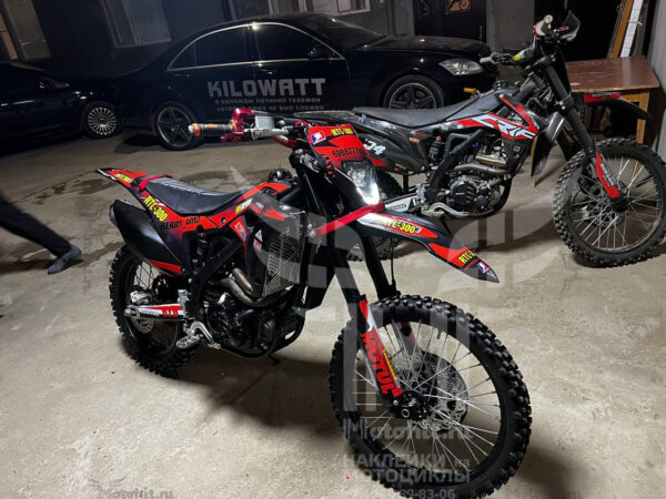 Комплект наклеек BSE-RTC-300R-2020 Black Red — изображение 2