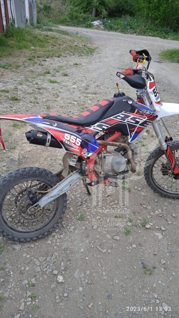 Комплект наклеек на мотоцикл BSE PH10 125-150CC 2018 RED BLUE — изображение 3