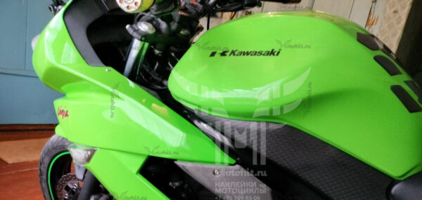 Наклейка надпись Kawasaki K — изображение 3