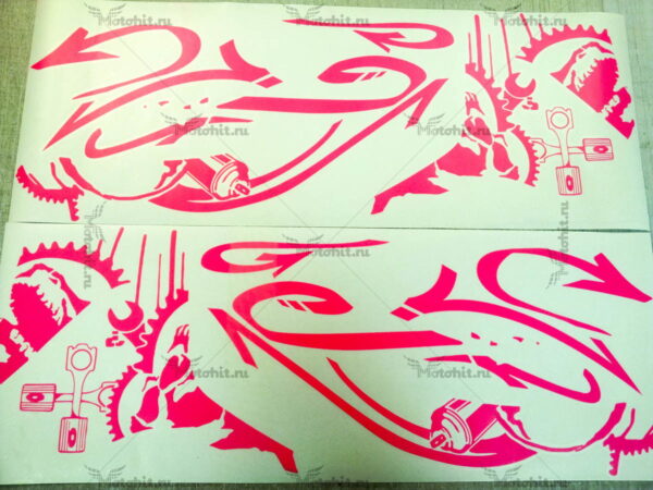 Комплект наклеек Honda CBR-600-RR 2007-2012 GRAFFITI — изображение 3