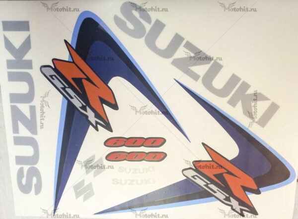 Комплект наклеек SUZUKI GSX-R-600 2006-2 — изображение 2