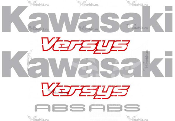 Комплект наклеек на Kawasaki Versys 650