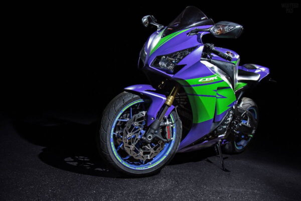 Комплект наклеек Honda CBR-1000-RR 2012-2015 GREEN — изображение 3