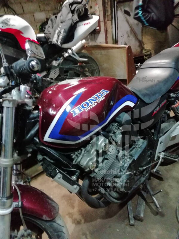 Комплект наклеек Honda CB-400 1999-2001 VTEC-1 FOR-RED — изображение 2