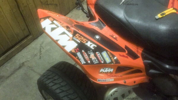 Комплект наклеек KTM XC-525 RED-BULL-ORANGE — изображение 3