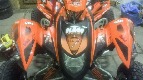 Комплект наклеек KTM XC-525 RED-BULL-ORANGE — изображение 4