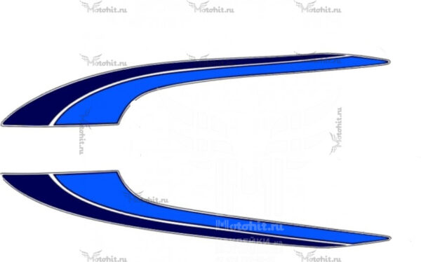 Комплект наклеек Honda CB-400 1999-2001 VTEC-1 blue part