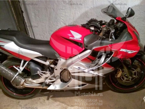 Комплект наклеек Honda CBR-600-F4I 2002-2006 BLACK — изображение 3