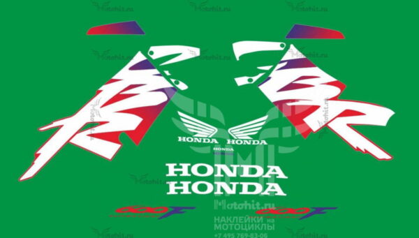 Комплект наклеек Honda CBR-600-F4 1999-2000 Purple-Red