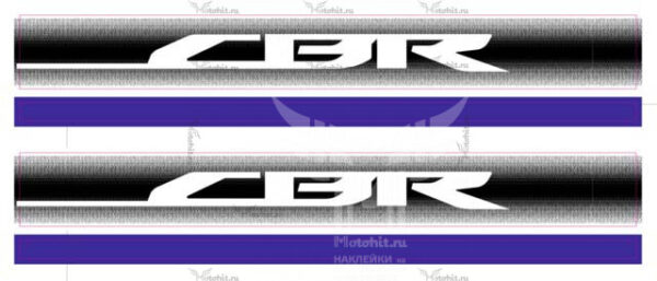 Наклейка Honda CBR-600-F-2011-2013 blue
