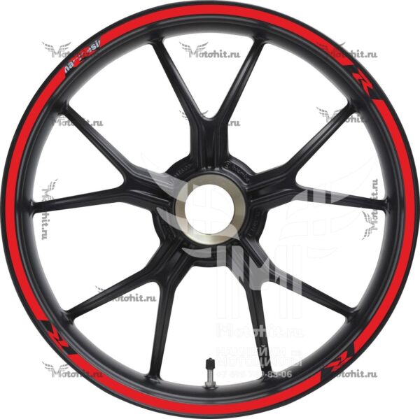 Комплект наклеек на обод колеса мотоцикла SUZUKI R