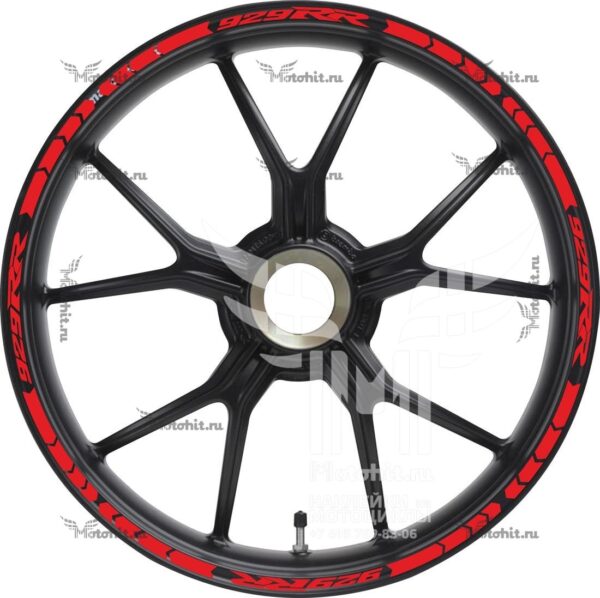 Комплект наклеек на обод колеса мотоцикла HONDA 929-RR