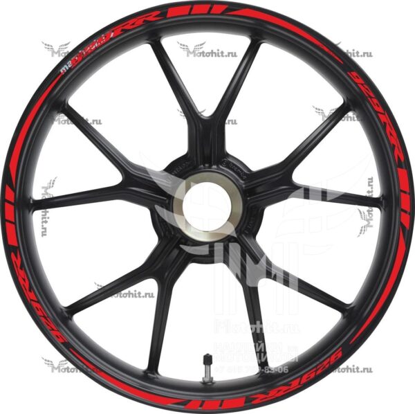 Комплект наклеек на обод колеса мотоцикла HONDA 929-RR