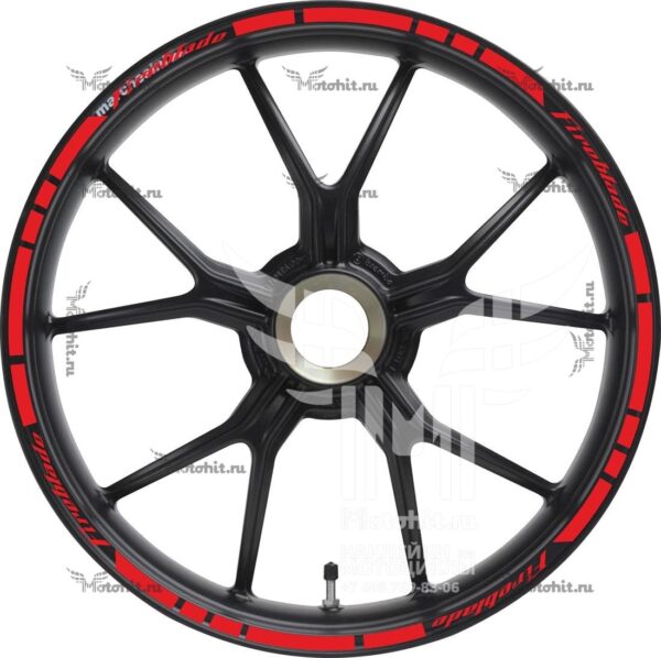 Комплект наклеек на обод колеса мотоцикла HONDA FIREBLADE