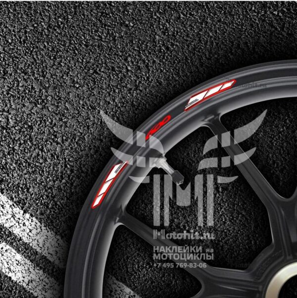 Комплект наклеек на обод колеса мотоцикла HONDA 600