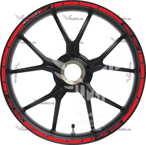 Комплект наклеек на обод колеса мотоцикла YAMAHA FAZER