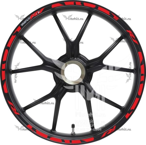 Комплект наклеек на обод колеса мотоцикла YAMAHA R1