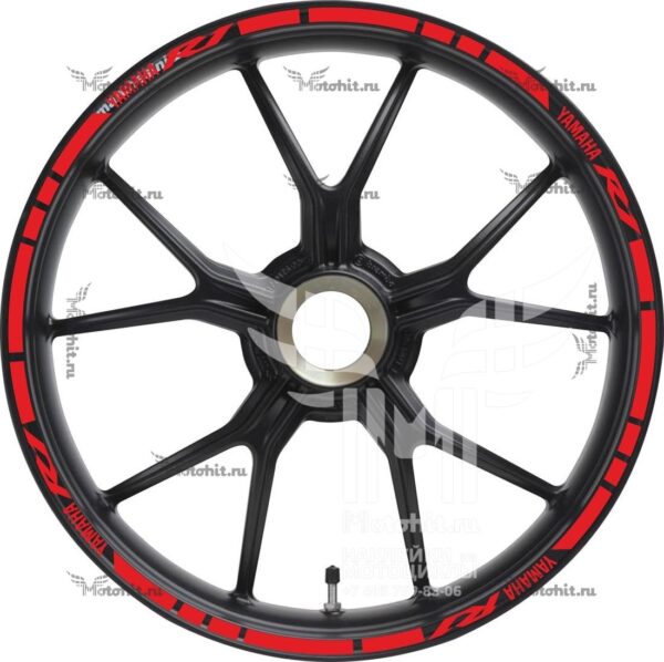Комплект наклеек на обод колеса мотоцикла YAMAHA R1