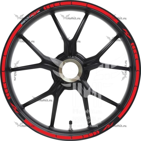 Комплект наклеек на обод колеса мотоцикла YAMAHA R1