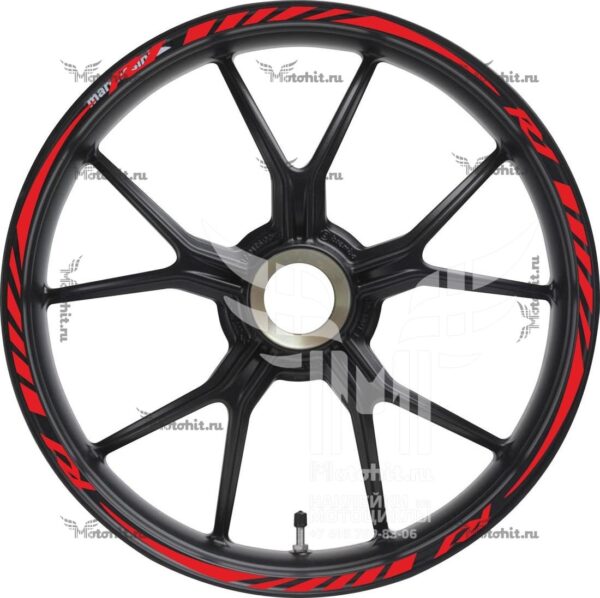 Комплект наклеек на обод колеса мотоцикла YAMAHA R1