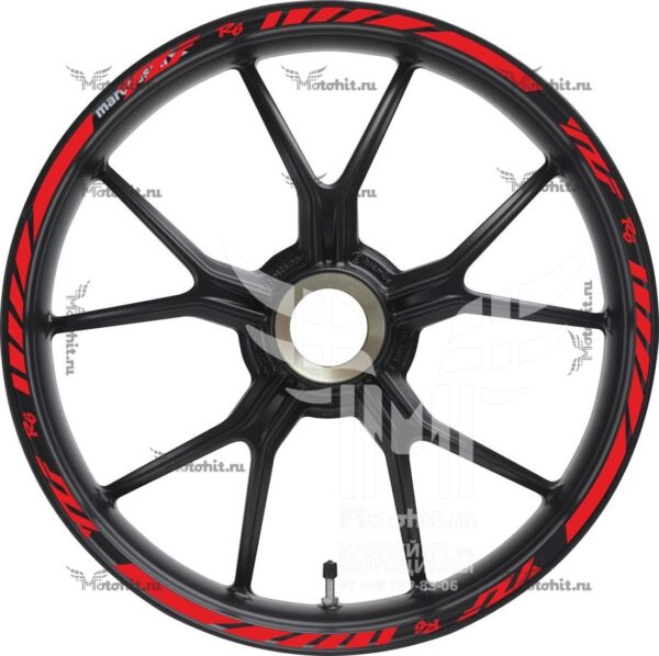 Комплект наклеек на обод колеса мотоцикла YAMAHA YZF-R6