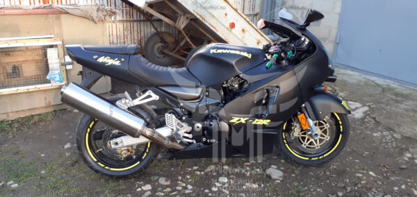 Комплект наклеек на обод колеса мотоцикла KAWASAKI ZX — изображение 2