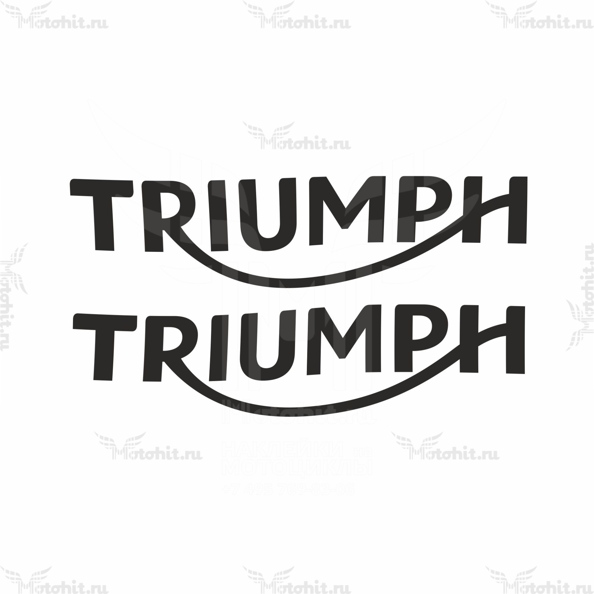 Наклейка DAYTONA TRIUMPH LOGO