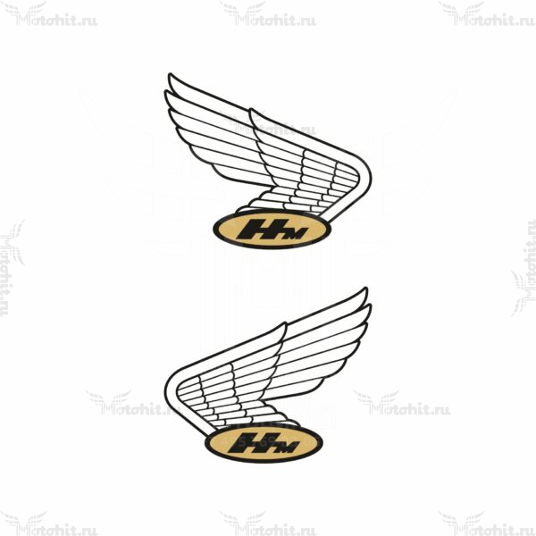 Наклейка Крылья Honda CLASSIC
