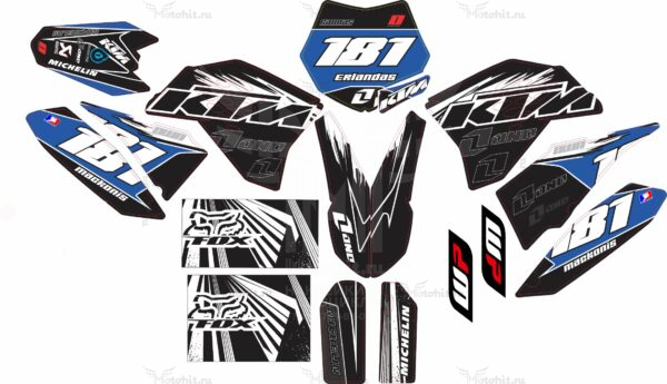 Комплект наклеек KTM-SX-65-2011-2012-2013